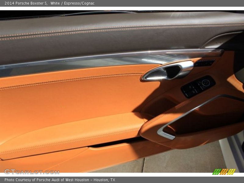 White / Espresso/Cognac 2014 Porsche Boxster S
