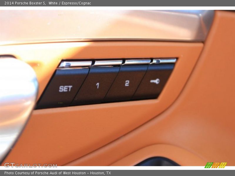 White / Espresso/Cognac 2014 Porsche Boxster S