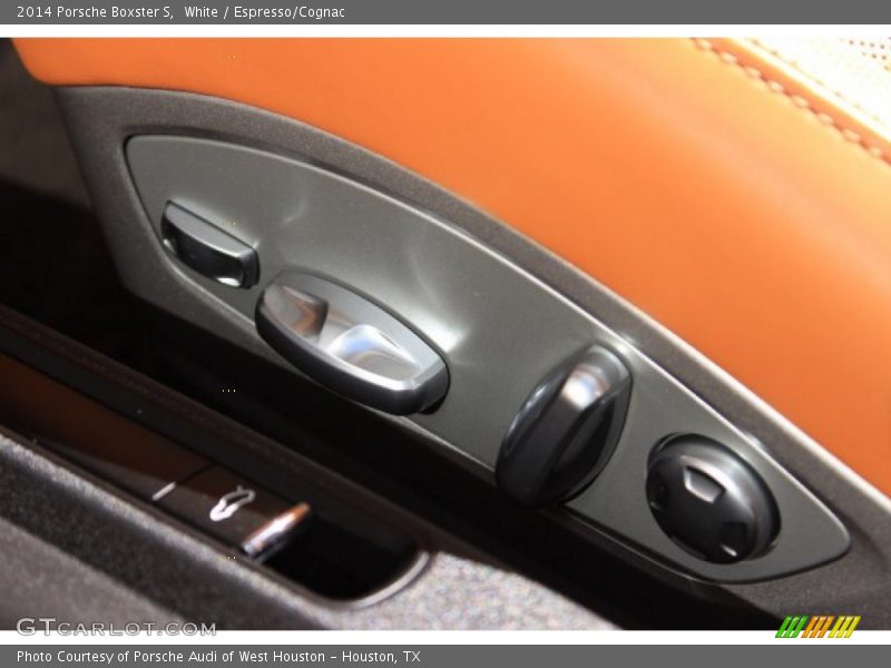 White / Espresso/Cognac 2014 Porsche Boxster S