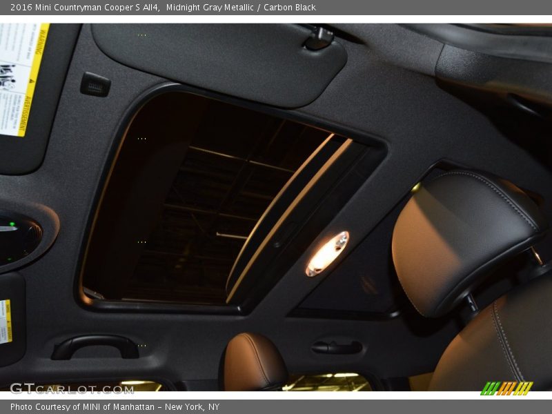 Midnight Gray Metallic / Carbon Black 2016 Mini Countryman Cooper S All4