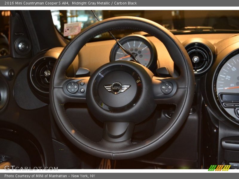 Midnight Gray Metallic / Carbon Black 2016 Mini Countryman Cooper S All4