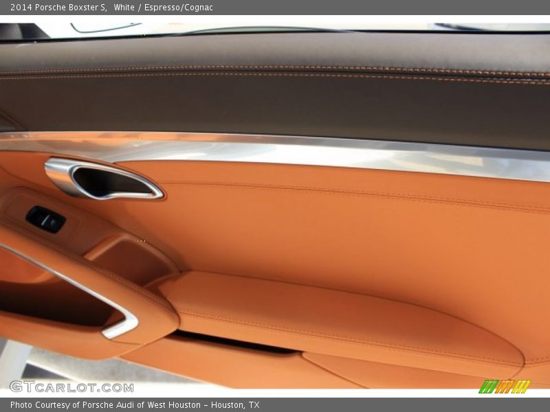 White / Espresso/Cognac 2014 Porsche Boxster S