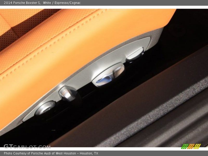White / Espresso/Cognac 2014 Porsche Boxster S