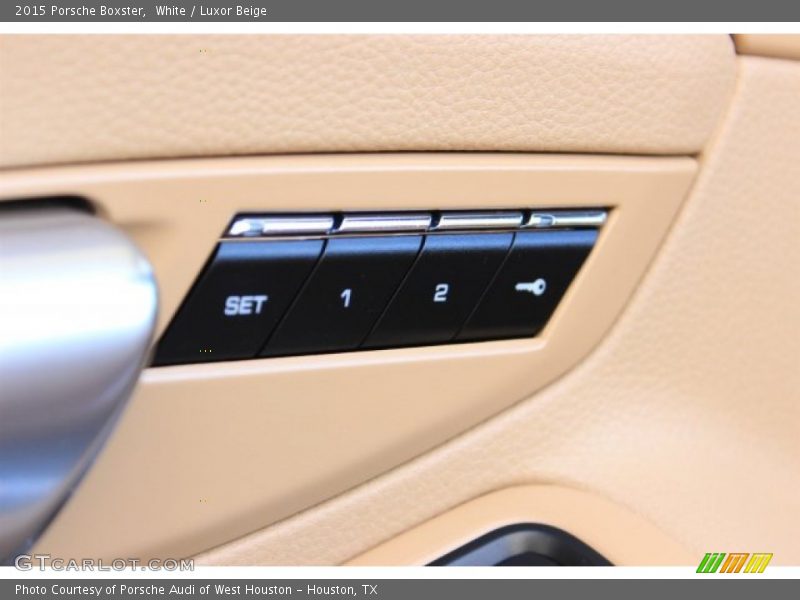 White / Luxor Beige 2015 Porsche Boxster