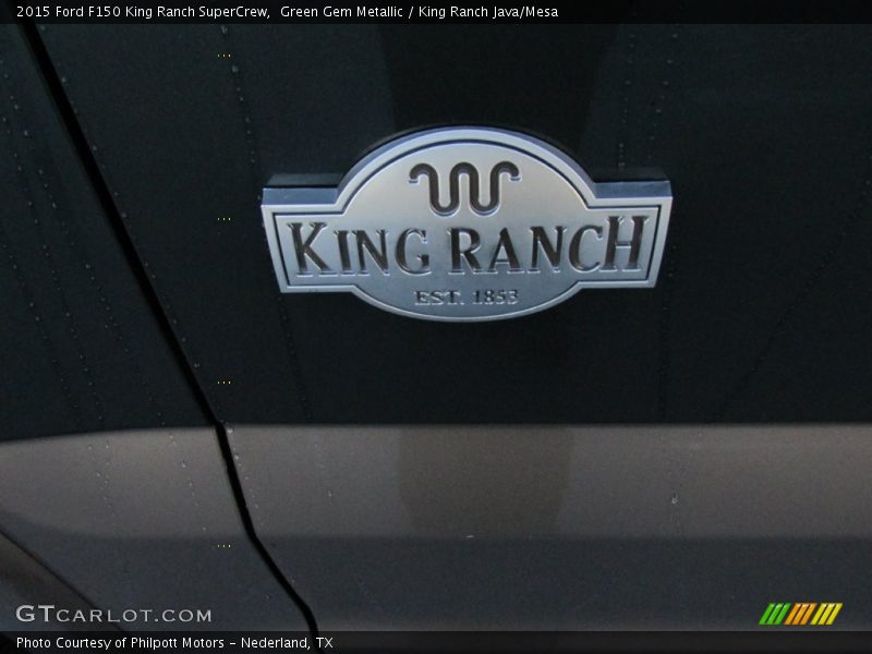 Green Gem Metallic / King Ranch Java/Mesa 2015 Ford F150 King Ranch SuperCrew
