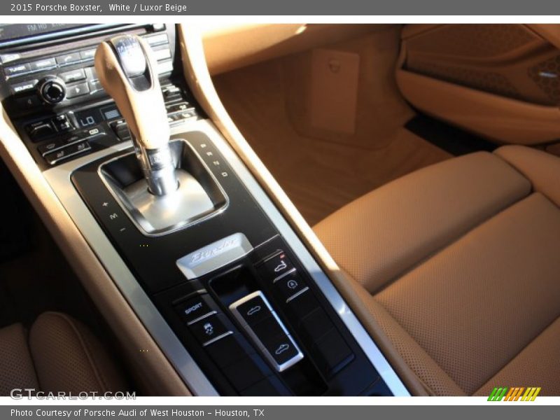 White / Luxor Beige 2015 Porsche Boxster