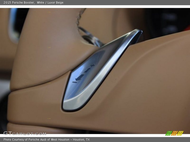 White / Luxor Beige 2015 Porsche Boxster