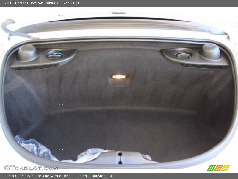 White / Luxor Beige 2015 Porsche Boxster