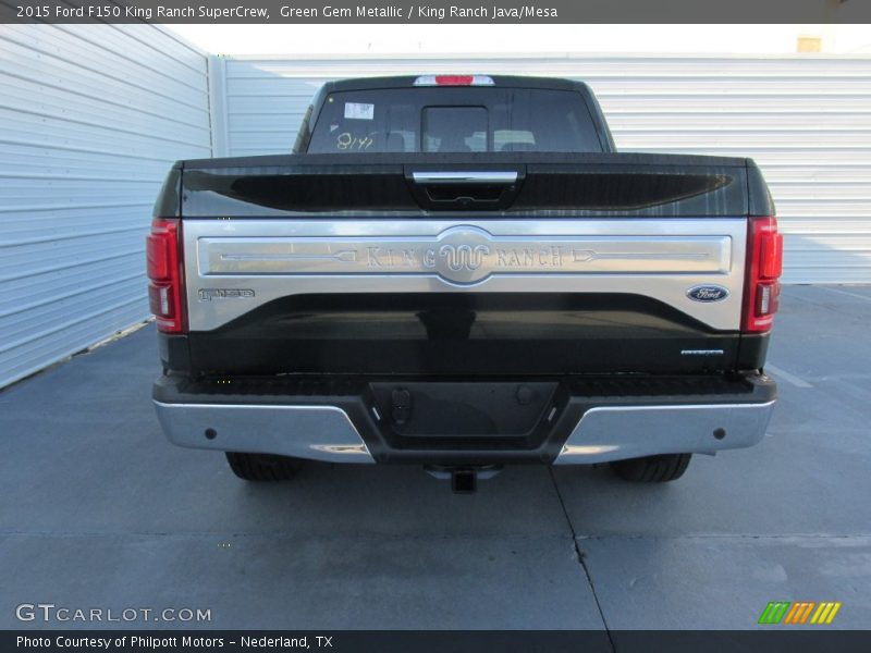 Green Gem Metallic / King Ranch Java/Mesa 2015 Ford F150 King Ranch SuperCrew
