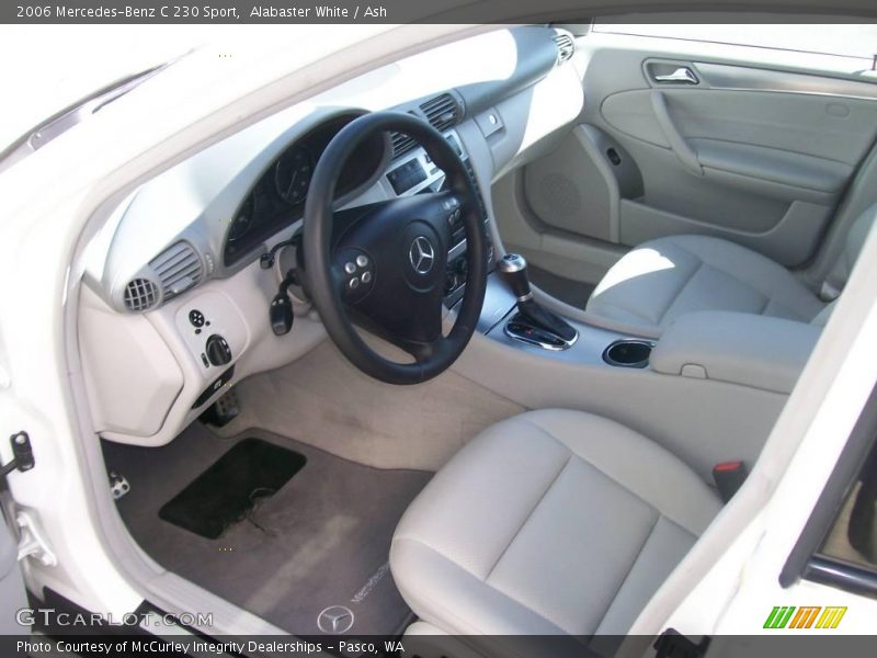 Alabaster White / Ash 2006 Mercedes-Benz C 230 Sport