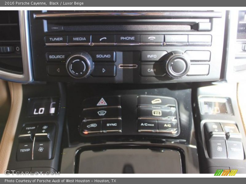 Black / Luxor Beige 2016 Porsche Cayenne