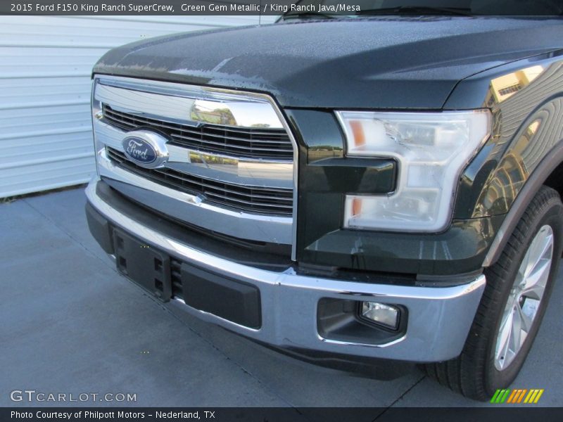 Green Gem Metallic / King Ranch Java/Mesa 2015 Ford F150 King Ranch SuperCrew