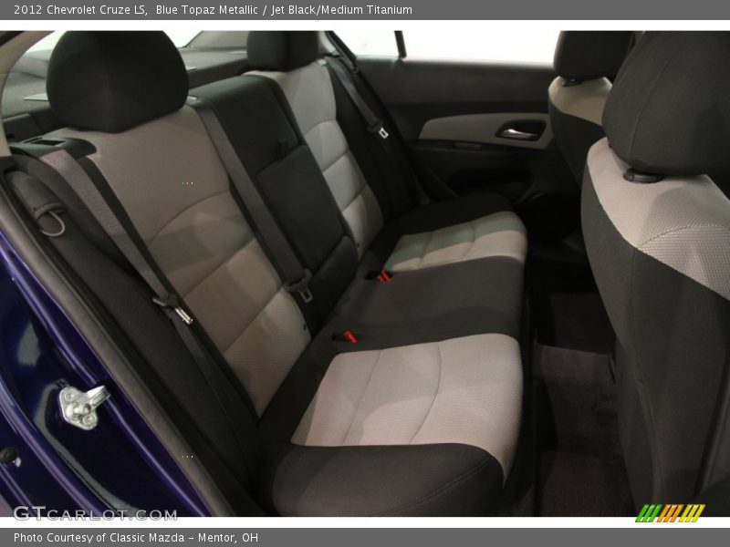 Blue Topaz Metallic / Jet Black/Medium Titanium 2012 Chevrolet Cruze LS