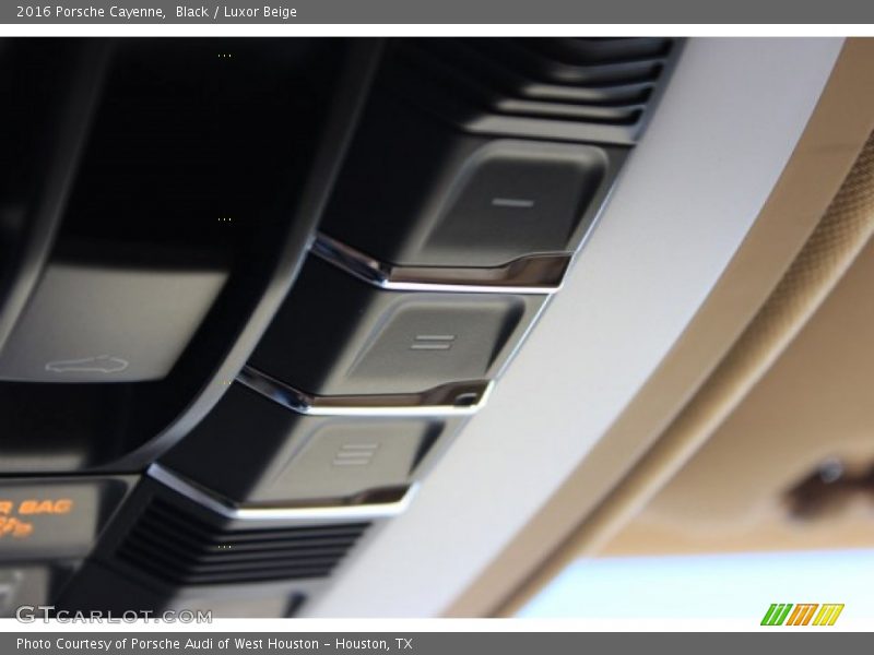 Black / Luxor Beige 2016 Porsche Cayenne