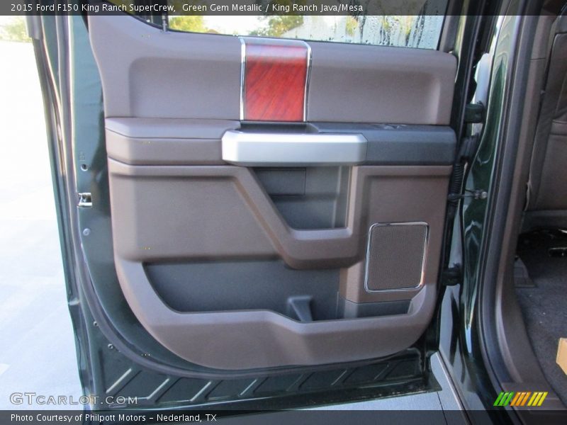 Green Gem Metallic / King Ranch Java/Mesa 2015 Ford F150 King Ranch SuperCrew