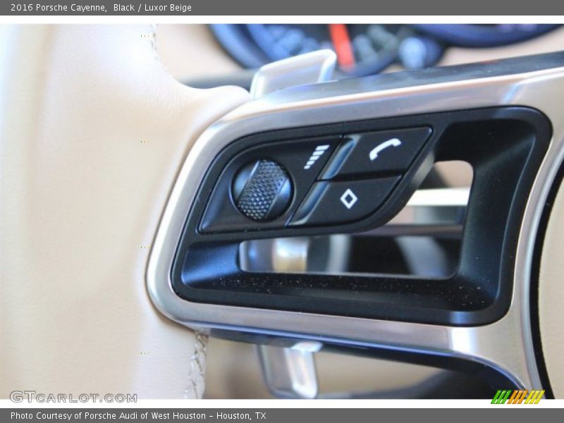 Black / Luxor Beige 2016 Porsche Cayenne