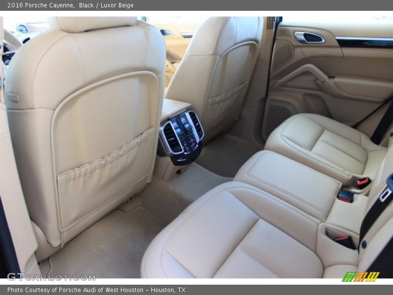 Black / Luxor Beige 2016 Porsche Cayenne
