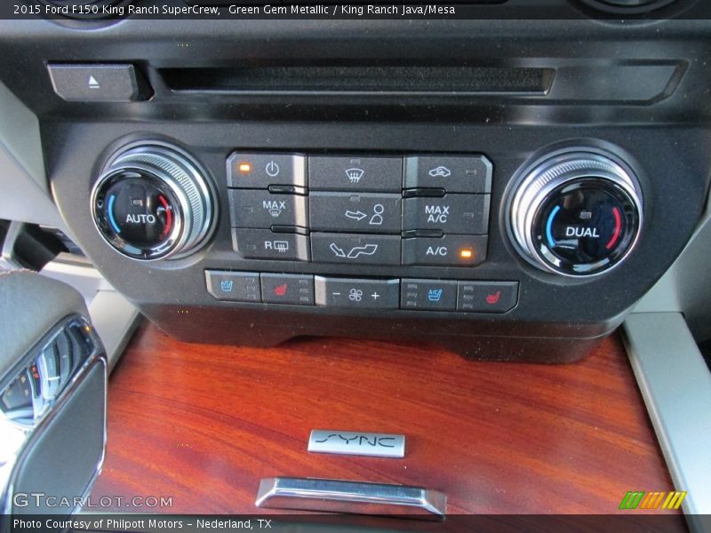 Green Gem Metallic / King Ranch Java/Mesa 2015 Ford F150 King Ranch SuperCrew