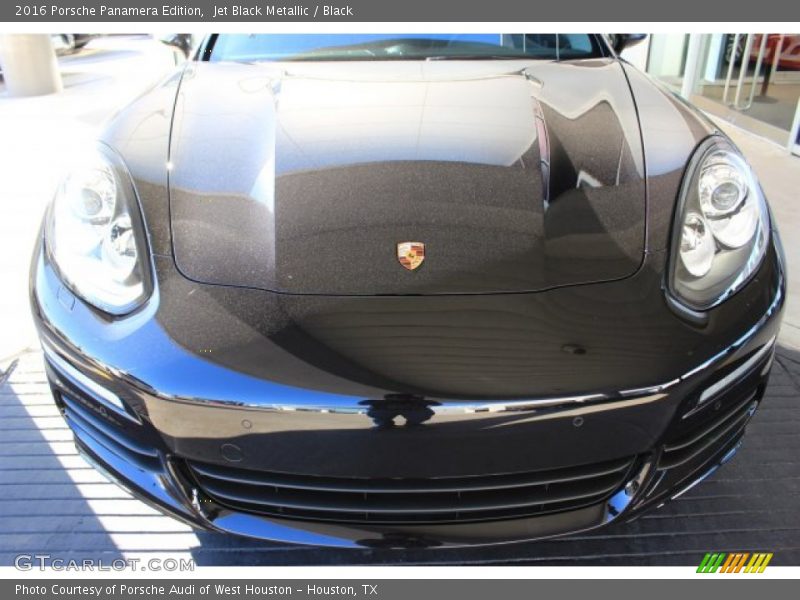 Jet Black Metallic / Black 2016 Porsche Panamera Edition
