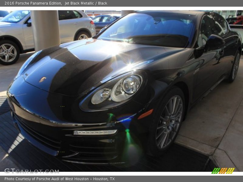 Jet Black Metallic / Black 2016 Porsche Panamera Edition