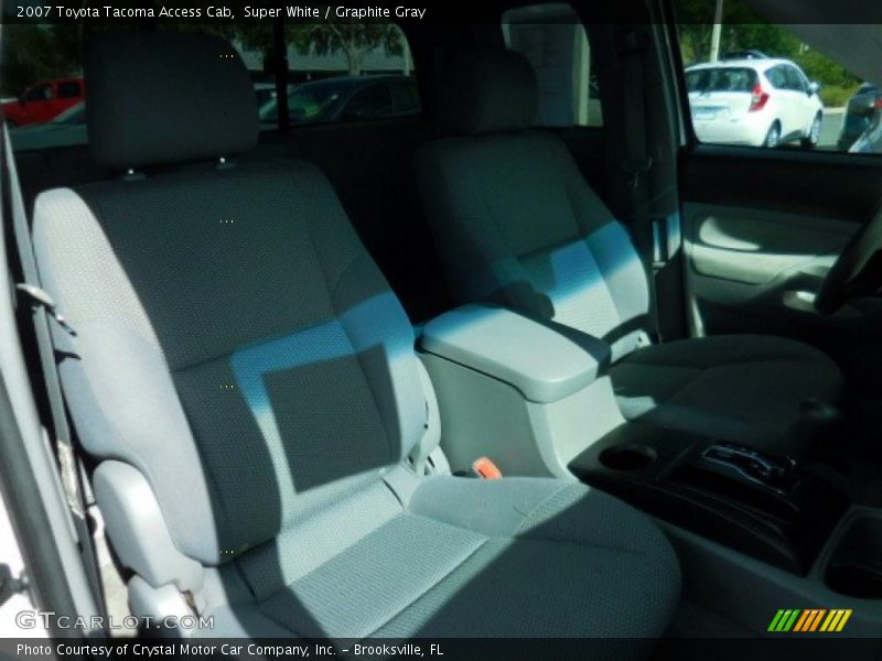 Super White / Graphite Gray 2007 Toyota Tacoma Access Cab