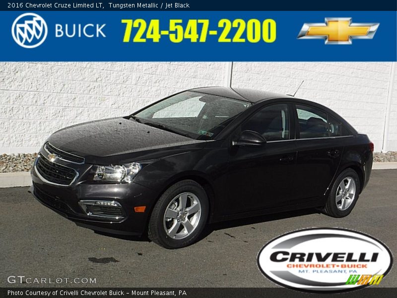 Tungsten Metallic / Jet Black 2016 Chevrolet Cruze Limited LT