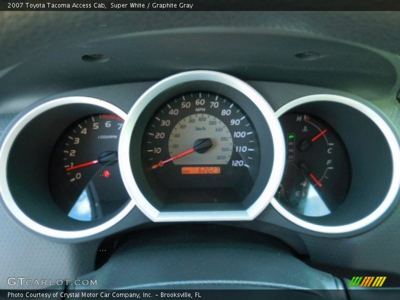 Super White / Graphite Gray 2007 Toyota Tacoma Access Cab