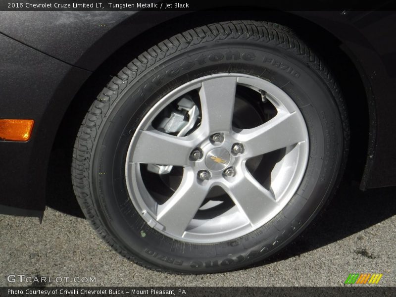 Tungsten Metallic / Jet Black 2016 Chevrolet Cruze Limited LT