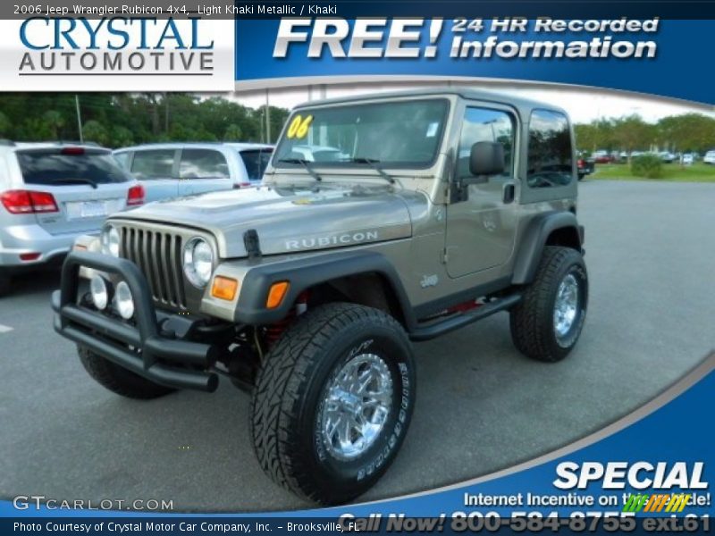 Light Khaki Metallic / Khaki 2006 Jeep Wrangler Rubicon 4x4