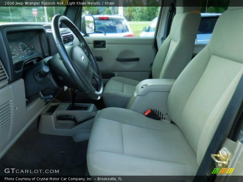 Light Khaki Metallic / Khaki 2006 Jeep Wrangler Rubicon 4x4