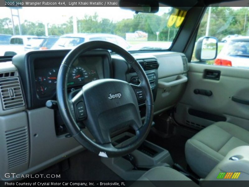 Light Khaki Metallic / Khaki 2006 Jeep Wrangler Rubicon 4x4