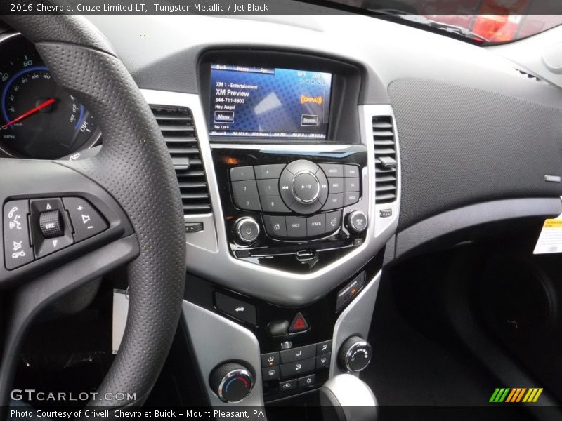 Tungsten Metallic / Jet Black 2016 Chevrolet Cruze Limited LT