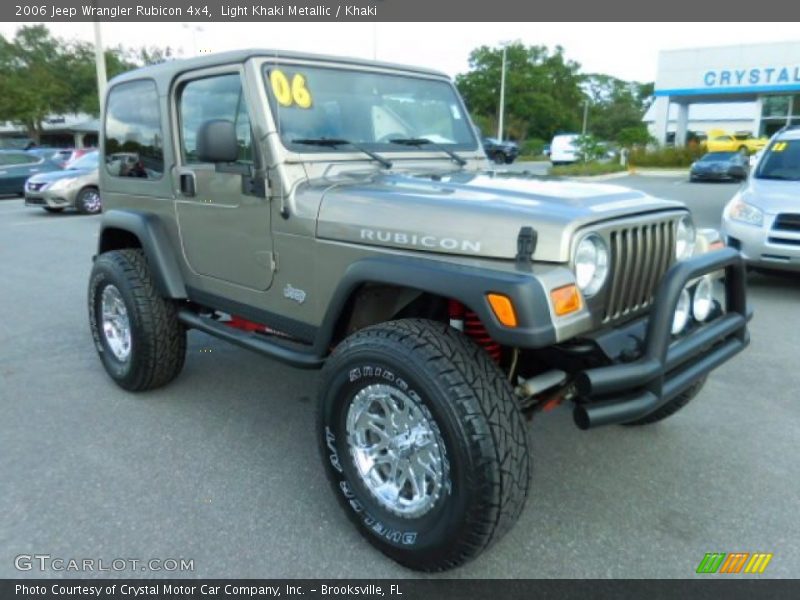 Light Khaki Metallic / Khaki 2006 Jeep Wrangler Rubicon 4x4
