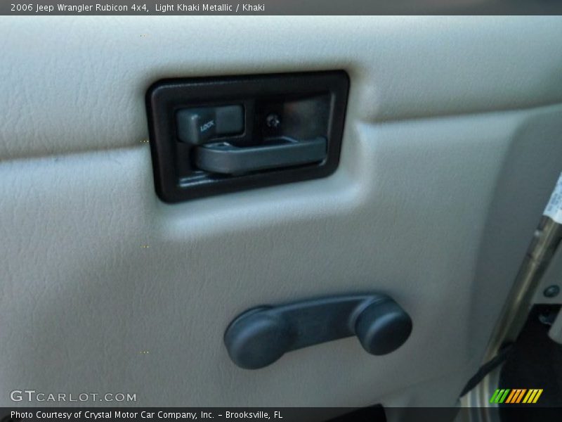 Light Khaki Metallic / Khaki 2006 Jeep Wrangler Rubicon 4x4
