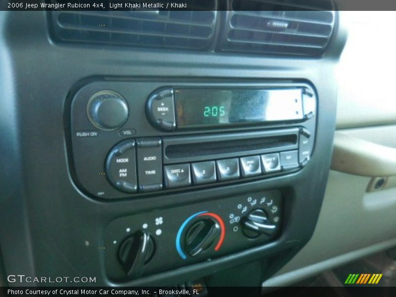 Light Khaki Metallic / Khaki 2006 Jeep Wrangler Rubicon 4x4