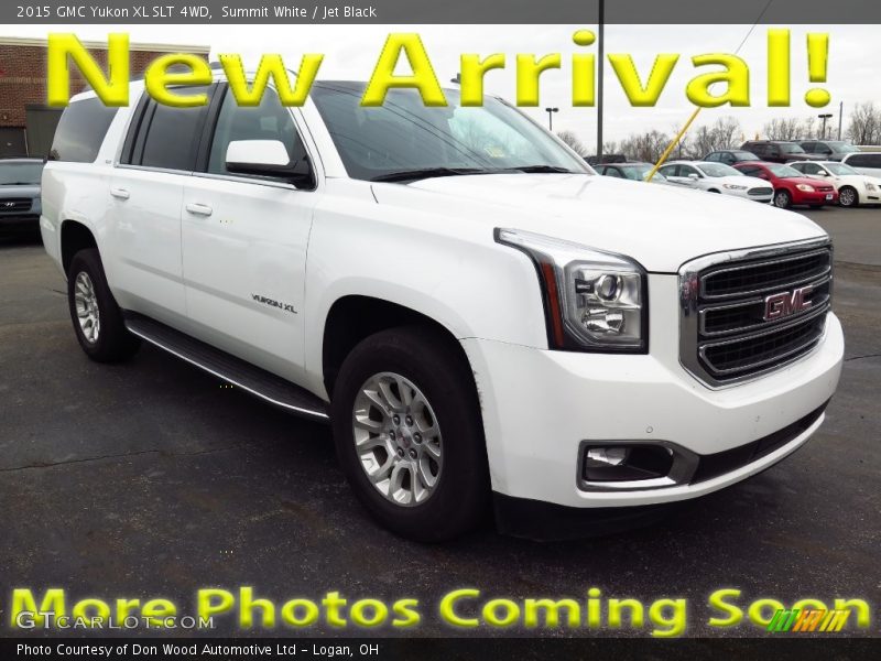 Summit White / Jet Black 2015 GMC Yukon XL SLT 4WD
