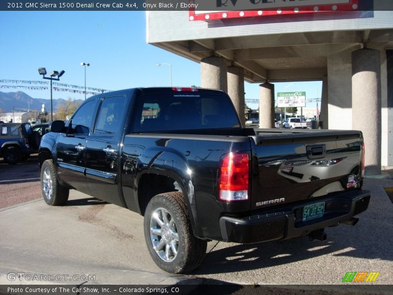 Onyx Black / Ebony 2012 GMC Sierra 1500 Denali Crew Cab 4x4