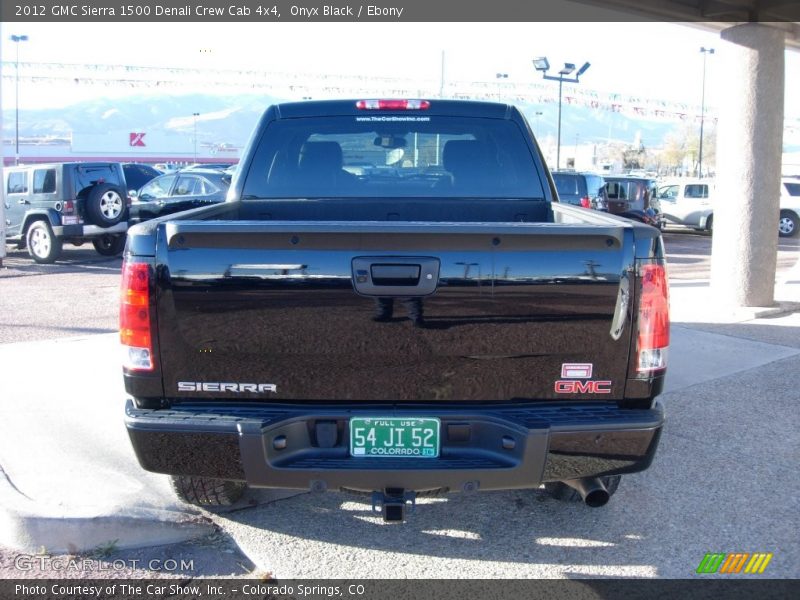 Onyx Black / Ebony 2012 GMC Sierra 1500 Denali Crew Cab 4x4