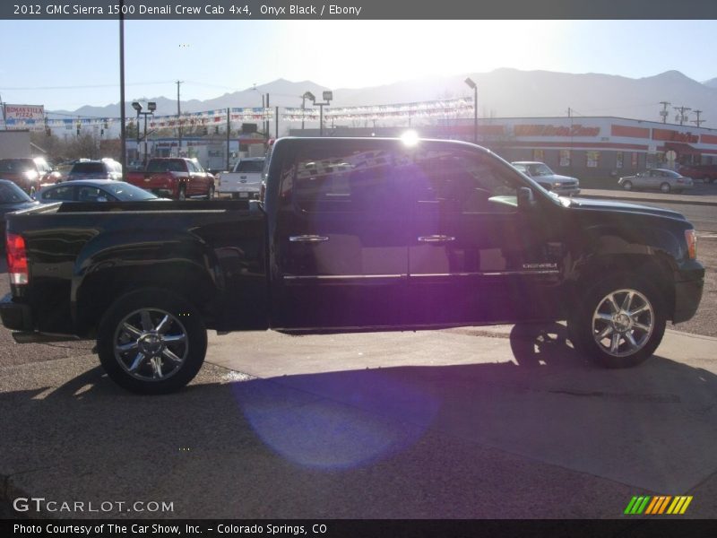 Onyx Black / Ebony 2012 GMC Sierra 1500 Denali Crew Cab 4x4