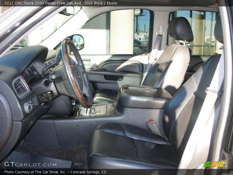Onyx Black / Ebony 2012 GMC Sierra 1500 Denali Crew Cab 4x4