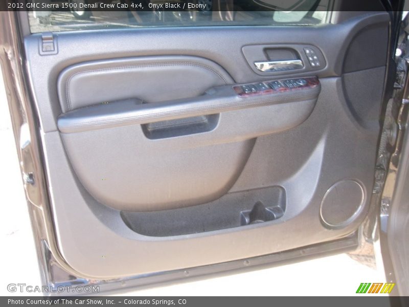 Onyx Black / Ebony 2012 GMC Sierra 1500 Denali Crew Cab 4x4