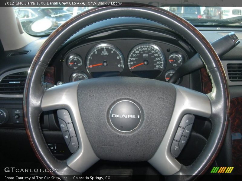 Onyx Black / Ebony 2012 GMC Sierra 1500 Denali Crew Cab 4x4