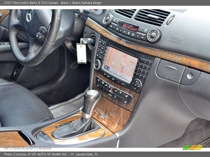 Controls of 2007 E 550 Sedan