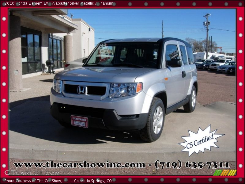 Alabaster Silver Metallic / Titanium 2010 Honda Element EX
