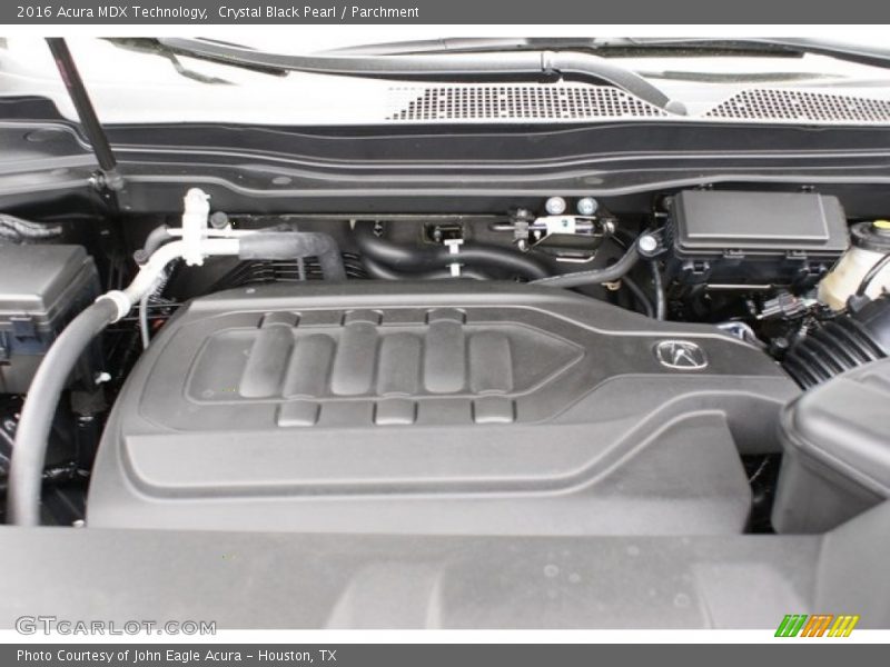 Crystal Black Pearl / Parchment 2016 Acura MDX Technology