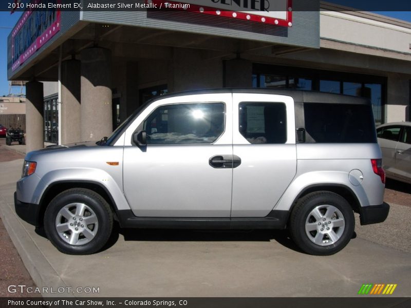 Alabaster Silver Metallic / Titanium 2010 Honda Element EX