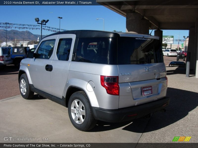 Alabaster Silver Metallic / Titanium 2010 Honda Element EX