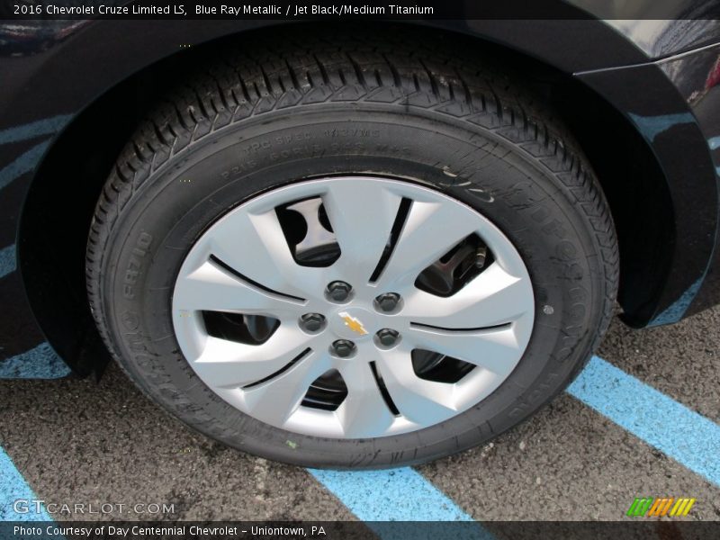 Blue Ray Metallic / Jet Black/Medium Titanium 2016 Chevrolet Cruze Limited LS
