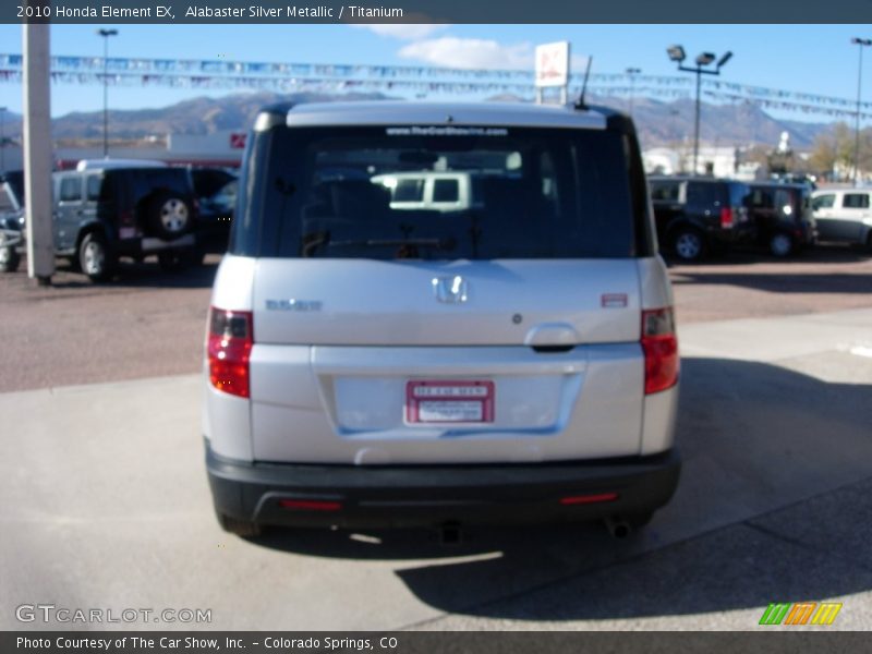 Alabaster Silver Metallic / Titanium 2010 Honda Element EX