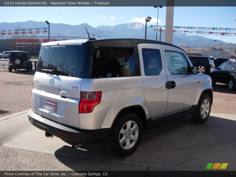 Alabaster Silver Metallic / Titanium 2010 Honda Element EX